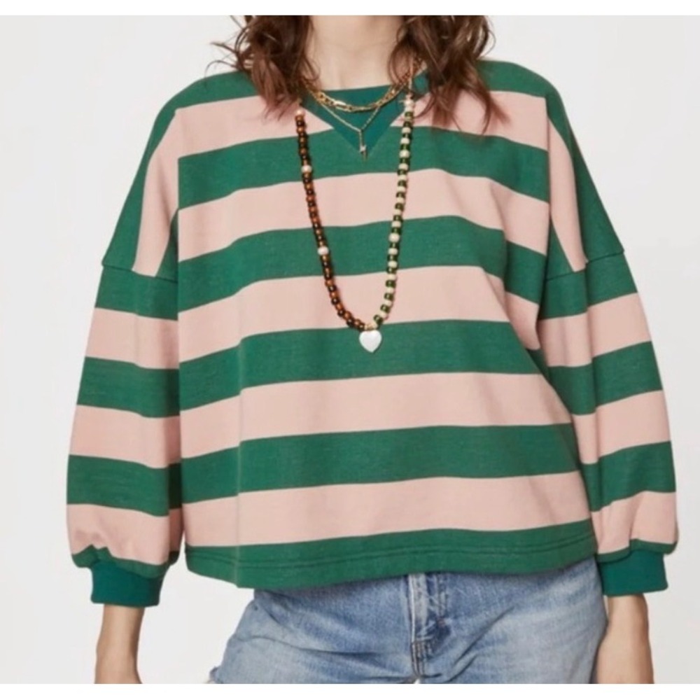 Rebecca Minkoff Bold Striped Rosie Sweashirt‎